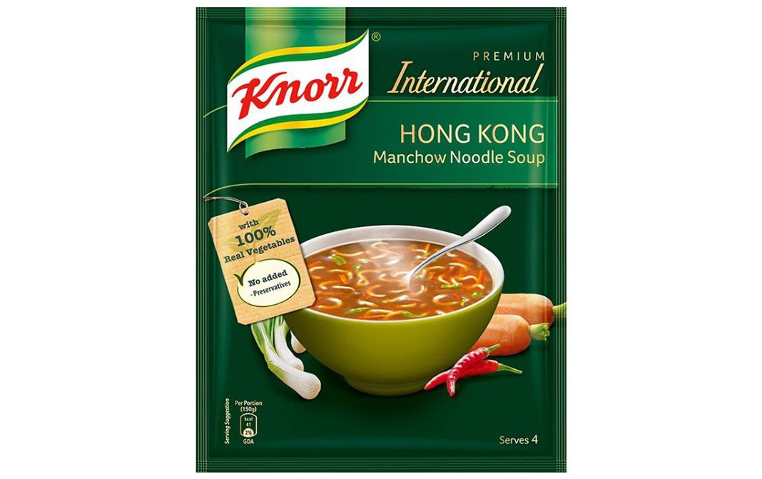 Knorr Hong Kong Manchow Noodle Soup (Premium International)   Pouch  46 grams